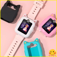 HUAWEI WATCH KIDS 4 Pro smart watch soft silicone protective case children watch protective cover cute cartoon cat ears shell