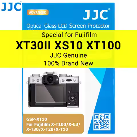 JJC Screen Protector Tempered Glass for Fujifilm XT50 X-T30II X-S10 X-T30 X-T10 X-T20 X-E3 Camera LC