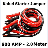 COD OTOHEROES Kabel Jumper Aki  Starter Leads Pure Copper 800 AMP 2.8 m Jumper motor mobil dinamo