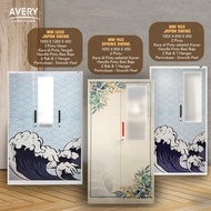 Avery - MM-1200 - Lemari Pakaian Besi Pintu Sliding / Steel Wardrobe