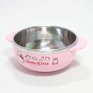 ◎。Bafa。◎ 韓國 HELLO KITTY 304不鏽鋼 雙層隔熱 兒童餐碗 