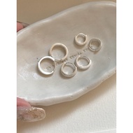 |'Matt hoop' Matt hoop Sterling Silver Earrings Hoop Earrings