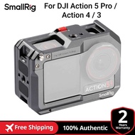 SmallRig Action 5 Pro Cage Sports Action Camera Cage for DJI Osmo Action 5 Pro / Action 4 / Action 3