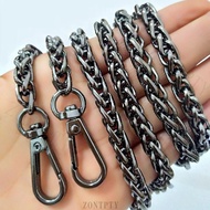 [Metal Bag Chain] Bag Chain Accessory Bag Strap Shoulder Messenger Bag Chain Extended Black Bag Chai