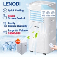Air Conditioner 1.5HP Portable Quick cooling Dehumidification 24hr Timer Smart Mode Remote Contro pe