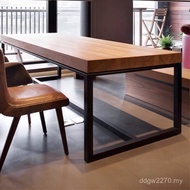 Tea Table Bar Dining Table Chair Table Shop Desk Solid Wood Book Art American Conference Iron Coffee