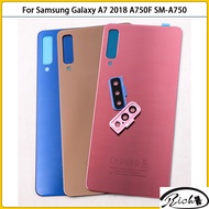 New For Samsung Galaxy A7 2018 A750 A750F SM-A750 Battery Back Cover A750 Rear Door Glass Panel Hous