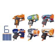 NERF MicroShots 6-Blaster Bundle - 6 Mini Dart-Firing Elite Blasters and 6 Official Elite Darts - Ki