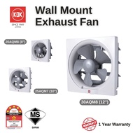 KDK Wall Ventilation Exhaust fan 8/10/12 inches (20AQM/25AQM/30AQM)