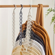 1PC Plastic Porous Vertical Row Clothes Hangers - Space Saving Closet Organizer for Clothing Display