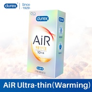 [Warm Air Invisible] 10s Invisible Extra Thin Natural Latex Durex Condoms for Men Extra Sensitive Co