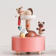 【貓咪遊樂場】迷你轉架音樂盒 貓 | Wooderful life