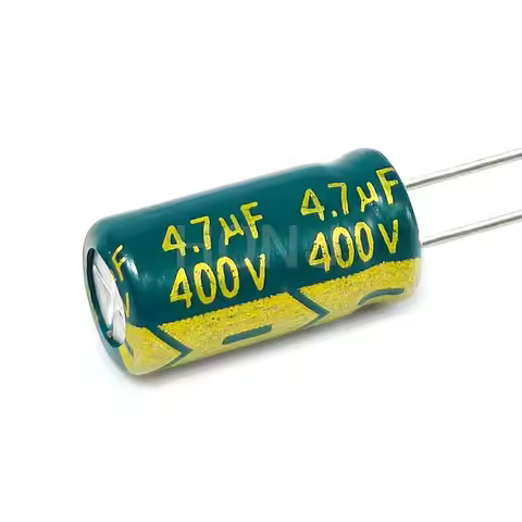 20PCS 400V4.7uf 6x12mm Aluminum Electrolytic Capacitor 4.7uf400v 400v 4.7uf 400V 4.7mf 400vdc 4.7MFD