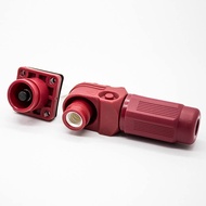 for Surlok Plus Right Angle Plug and Socket 8mm 25mm² Red IP65 Busbar Lug Battery Storage Connector 