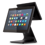 15.6 inch offline point of sale system all in one window tablet pos software dual screen pos termina