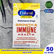 <Enfamil> Liquid Multivitamin Drops Growth & Immune Health age 6-24M 50 mL Bottle วิตามินรวม ชนิดน้