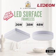 LEDEON Ceiling Surface Downlight 1070 1071 1058 1059 12W 18W 25W White / Lampu Siling Concrete