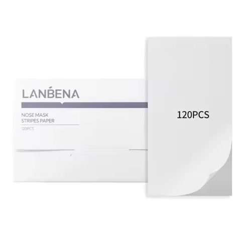 LANBENA 120 Pcs Nose Mask Stripes Paper 85*45mm Size Skin Care Tool