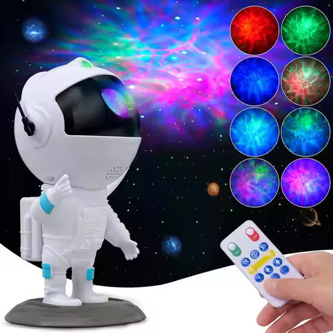 Astronaut Galaxy Projector, Star Projector with 8 Colors LED Nebula Effects|Astronaut Light Projecto
