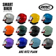 ARC Ritz Helmet Plain 100% Original Motorcycle SIRIM Approved JPJ Lulus