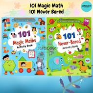 [FUNBOOK] 101 Magic Math / 101 Never Bored Children Activity Book Mind to Mind Tadika