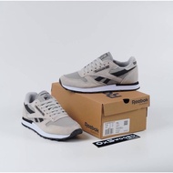 Reebok Classic Leather Utility Gray White Black 100%Original