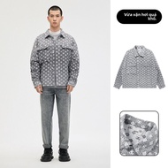 Áo Khoác Jean Xám Degrade