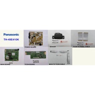 PANASONIC LED TV TH-49E410K 49E410K Power Board TNPA6382 Main Board TNP4G565 T-Con Board 6870C-0532B