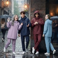 HANS Unisex Anti-Leak PVC Waterproof Hoodie Raincoat L XL XXL 9 Colors