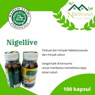Nigellive Plus Minyak Zaitun 100 kapsul Produk Asli Original