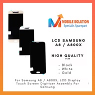 Wholesale LCD Samsung A8 A800F OLED 100% LCD Samsung A8 Duos A800X Fullset Touchscreen 1 Month Warranty+Packing/Bubbel