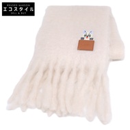 Loewe x Louis Wain 馬海毛和羊毛混紡圍巾（二手）- 狀況極佳 (26SS FSA6SS1W03)