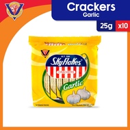 Skyflakes Crackers Garlic Flavor 25gx10