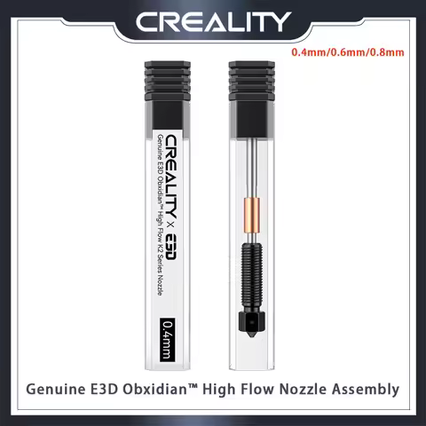 Creality Genuine E3D Obxidian™ High Flow Nozzle Assembly -K2 Series 0.4mm/0.6mm/0.8mm for K2 Plus_Cr