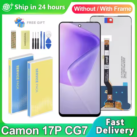 LCD For Tecno Camon 17P CG7 CG7n LCD Display Touch Screen Digitizer Assembly Panel Replacement Camon