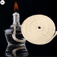 SK 3M Cotton Candle Wick Candle Making 2mm-8mm DIY Burner Alcohol Wick Rope Cotton Wick Round Cotton