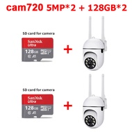 CCTV IP Camera WIFI cctv Cam720 jarak jauh cctv mini sambung ke hp cctv satu paket lengkap cctv wire