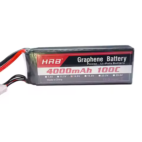 HRB Graphene Battery 4000mAh 4S 14.8V 100C XT60 Deans XT90 T EC5 5S 18.5V 6S 22.2V RC Helicopter Air