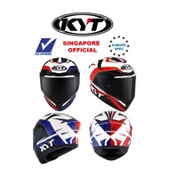 KYT TT Course Grand Prix Red Blue Full Face Helmet | PSB Approved