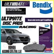 Bendix Ultimate Front  Rear  Brake Pad  Honda Accord CV1/TVA 1.5T DB1206 ULT+ DB2610 ULT+