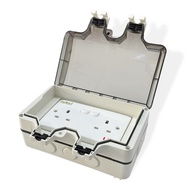 13A DOUBLE WATERPROOF SWITCH SOCKET