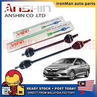 ORIGINAL ANSHIN JAPAN DRIVE SHAFT HONDA JAZZ 2014-2019 GK5 T5A 1.5,CITY 2014-2024 GM6/GN5 T9A/TOO 1.
