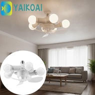 GLENES Heads Bubble Fan Light, Bubble Design Light Socket Fan DIY Light Source Fan Light, Silent Ope