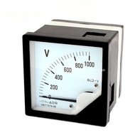 6C2-V Pointer Type DC Voltmeter 6C2-5V10V15V30V50V100V250V300V Mechanical Head JHFY