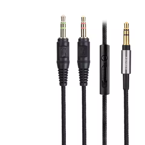PC Gaming Headset Audio Cable with mic For SONY WH-1000XM2 XM3 XM4 XM5 H800 H900N CH700N H810 H910N 