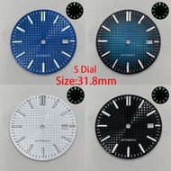 QX NH35 Dial 31.8mm Dial Green Luminous Dial Suitable For NH35 NH36 4R 7S Movement Watch NH35 Case M