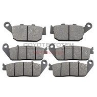 Motorbike front and rear brake pads Honda CB 650 F CB650 F CB650F CBR 650 F CBR650 F CBR650F 2014-20
