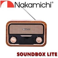 東京快遞耳機館 實體店面最安心 NAKAMICHI 日本中道  Soundbox lite 優雅復古木質藍芽喇叭