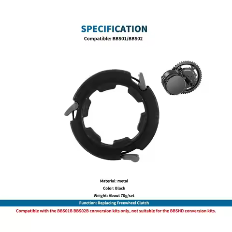 BAFANG-Freewheel Clutch for Electric Bicycle, Mid Drive Motor, 8Fun Ratchet Wash Replacement, Bike A