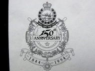 yg-1994年英屬香港政府公函附皇家香港警察成立150週年徽信封(未使用)